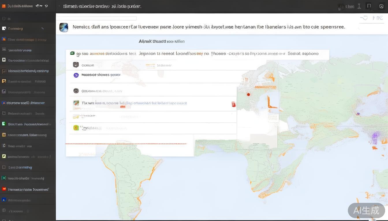 在连接界面，用户可以根据需求选择不同的服务器节点。