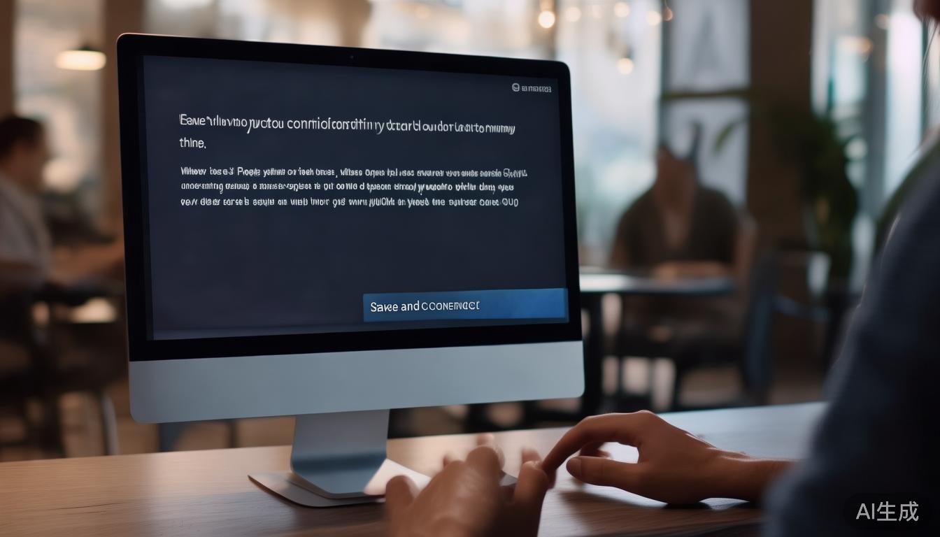 保存并连接&nbsp;：配置完成后，保存设置，尝试连接。连接