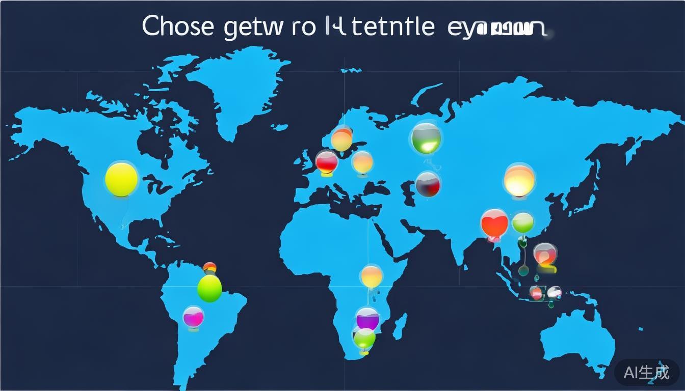 选择连接节点：在主界面，系统会显示多个节点选择，包